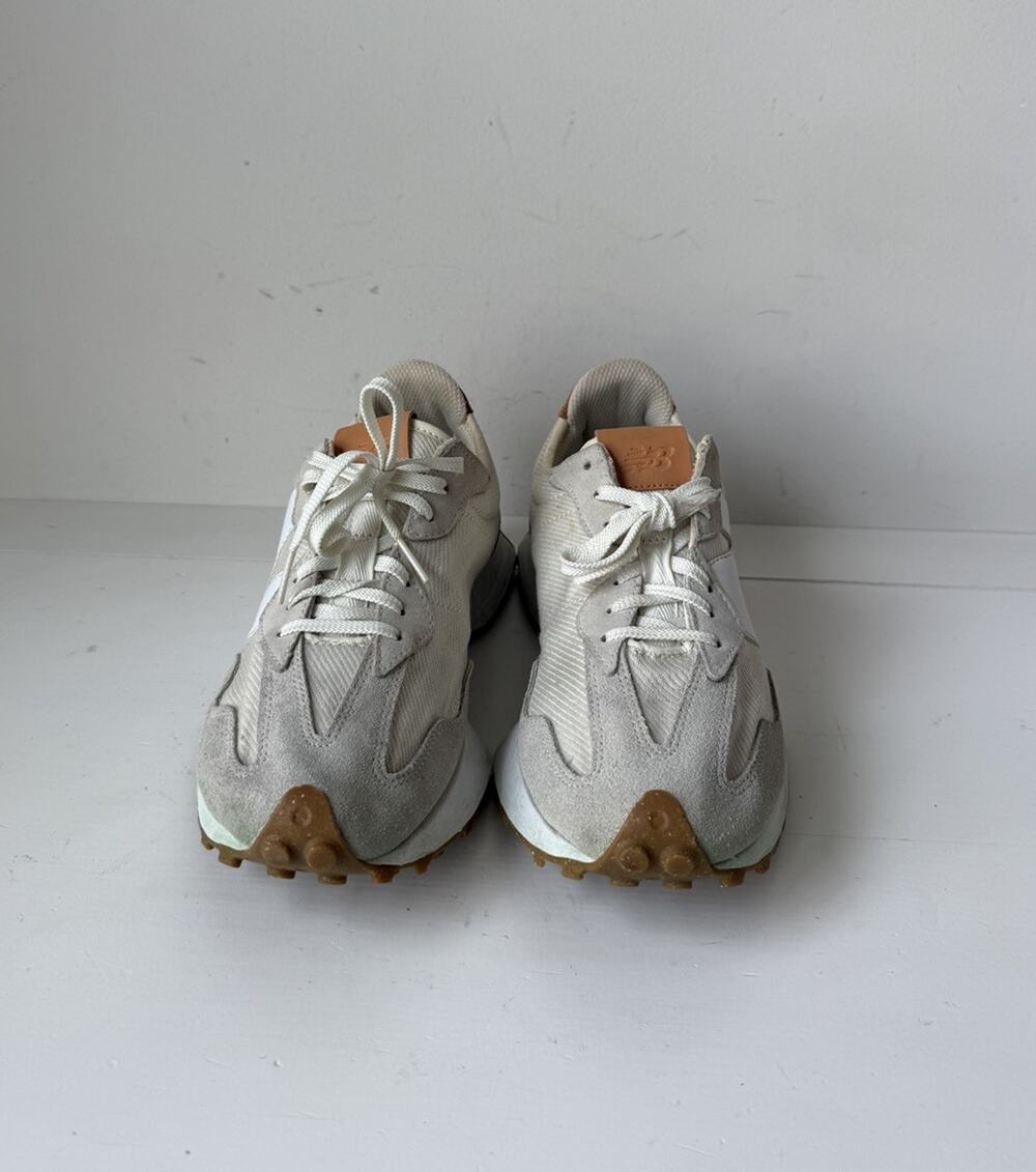 New Balance 327 Womens Size 9 Beige Cream Athletic Running Shoes Sneakers